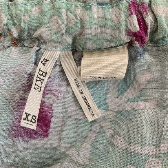 Bke tie dye boho halter swing top xs - Picture 3 of 5